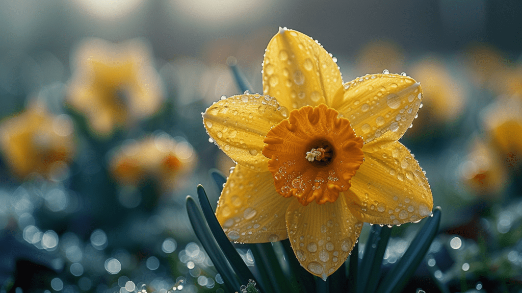Dewy Spring Daffodil