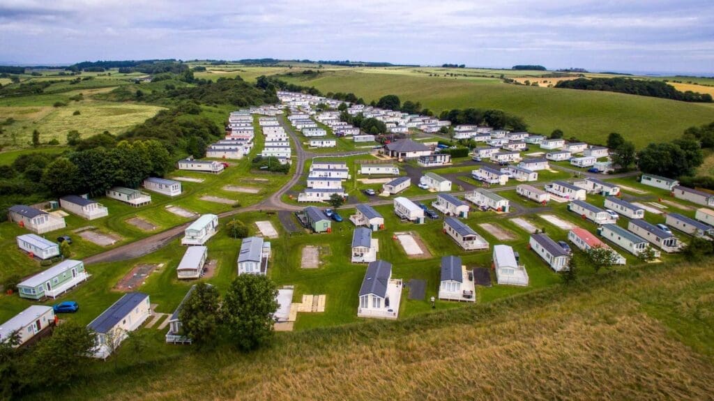 Caravan Park in Bamburgh: The Kaims Country Park